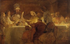 Die Verschwörung der Bataver unter Claudius Civilis von Rembrandt