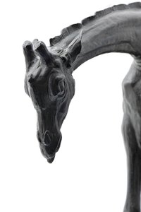 Große Giraffe mit gesenktem Kopf, modelliert 1909-10, gegossen vor 1913