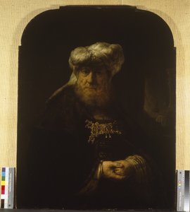 Ein Mann in orientalischer Tracht, um 1639 von Rembrandt Harmensz. van Rijn