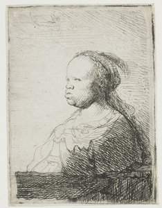 Afrikanische Frau, 1628-32 von Rembrandt van Rijn