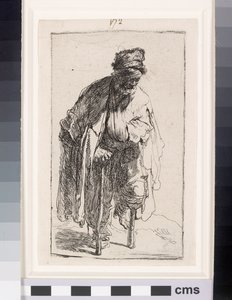 Bettler mit Holzbein, ca. 1630 von Rembrandt van Rijn
