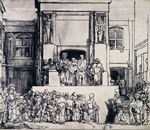 Christus dem Volk präsentiert, 1655 von Rembrandt van Rijn