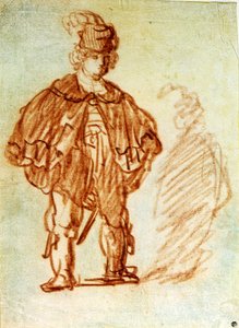 Studie eines Schauspielers von Rembrandt Harmensz. van Rijn
