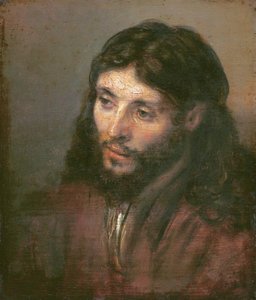 Christuskopf, um 1648 von Rembrandt van Rijn