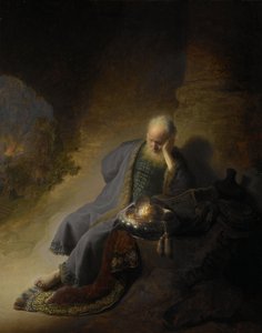 Jeremia beklagt die Zerstörung Jerusalems