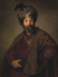 Mann im orientalischen Kostüm, ca. 1635 von Rembrandt Harmensz van Rijn