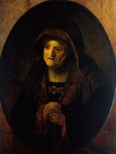 Prophetin Hannah (Mutter des Künstlers) von Rembrandt Harmensz. van Rijn