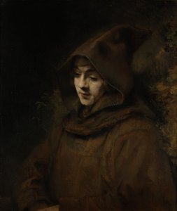 Rembrandts Sohn Titus in einer Mönchskutte von Rembrandt van Rijn
