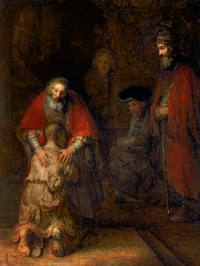 Rückkehr des verlorenen Sohnes, ca. 1668-69 von Rembrandt van Rijn