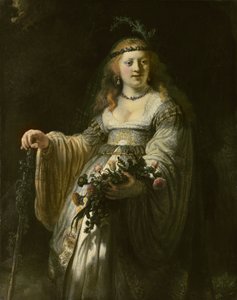 Saskia van Uylenburgh in arkadischer Tracht