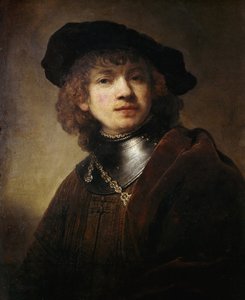 Selbstporträt am Gorgerin von Rembrandt van Rijn
