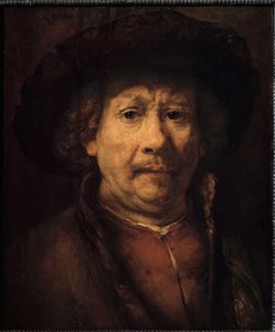 Kleines Selbstporträt von Rembrandt van Rijn