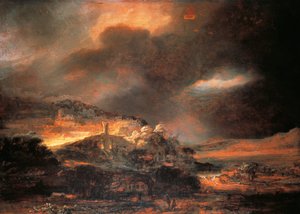 Stürmische Landschaft, ca. 1637/38