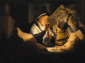 Das Gleichnis vom reichen Narren von Rembrandt Harmensz. van Rijn