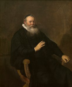 Der Prediger Eleazar Swalmius von Rembrandt Harmensz. van Rijn