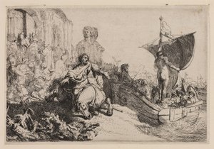 Das Schiff des Glücks von Rembrandt Harmensz. van Rijn