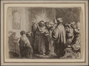 Das Zinsgroschen, ca. 1635 von Rembrandt van Rijn