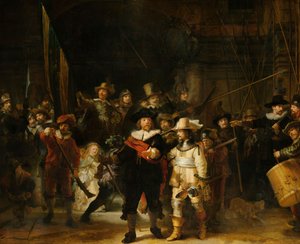 Die Kompanie von Frans Banning Cocq und Willem van Ruytenburgh, bekannt als die 