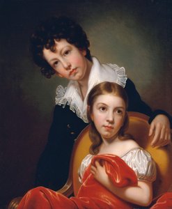 Michael Angelo und Emma Clara Peale, ca. 1826 von Rembrandt Peale