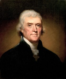 Porträt von Thomas Jefferson