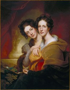 Die Schwestern (Eleanor und Rosalba Peale) von Rembrandt Peale