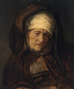 Kopf einer alten Frau