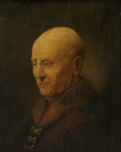 Porträt eines Mannes, vielleicht Rembrandts Vater, Harmen Gerritsz van Rijn von Rembrandt van Rijn (copy after)