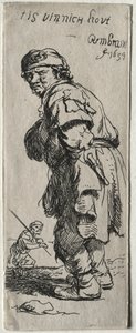 Ein Bauer ruft: Es ist sehr kalt, 1634