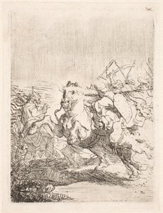 Ein Kavalleriekampf von Rembrandt van Rijn