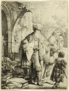 Abraham vertreibt Hagar und Ismael