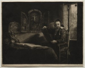 Abraham Francen, Apotheker, ca. 1657 von Rembrandt van Rijn