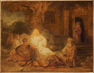 Abraham empfängt die drei Engel, 1646