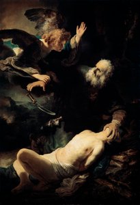 Abraham opfert Isaak, 1635 von Rembrandt van Rijn