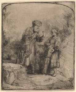 Abraham und Isaak von Rembrandt van Rijn