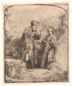 Abraham und Isaak von Rembrandt van Rijn