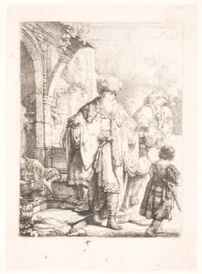 Abraham vertreibt Hagar und Ismael