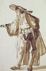 Schauspieler mit breitkrempigem Hut