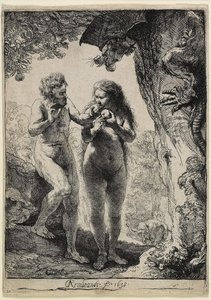 Adam und Eva von Rembrandt van Rijn
