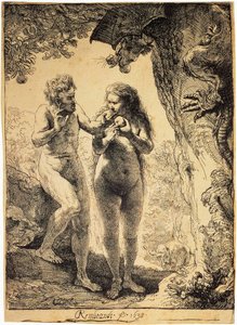 Adam und Eva von Rembrandt van Rijn