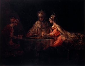 Ahasverus, Haman und Esther, 1660