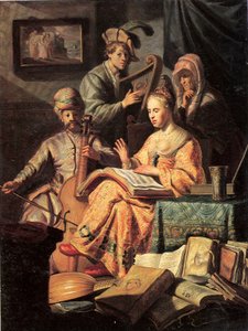 Allegorie der Musik, 1626 von Rembrandt van Rijn