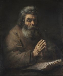 Ein älterer Mann im Gebet von Rembrandt van Rijn