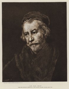 Ein alter Mann von Rembrandt van Rijn