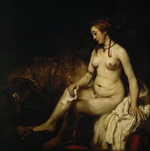 Bathseba beim Bade mit dem Brief von König David von Rembrandt van Rijn