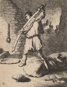 Die Enthauptung Johannes des Täufers, ca. 1627 von Rembrandt van Rijn