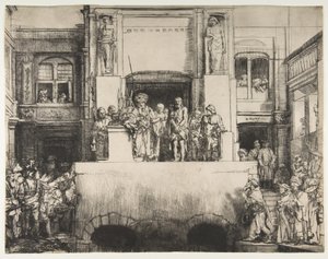 Christus dem Volk präsentiert, 1655 von Rembrandt van Rijn