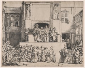 Christus wird dem Volk präsentiert von Rembrandt van Rijn