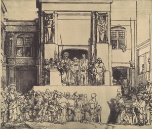 Christus dem Volk präsentiert, 1655 von Rembrandt van Rijn