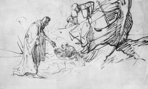 Christus wandelt auf dem Meer von Rembrandt van Rijn