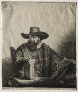 Cornelis Claesz Anslo, Mennonitenprediger von Rembrandt van Rijn